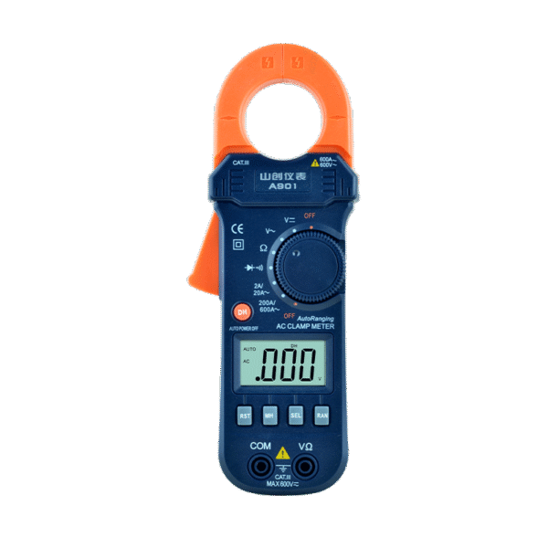 A901 6000 Counts AC Clamp Meter (33mm Jaw, 1mA-600A)