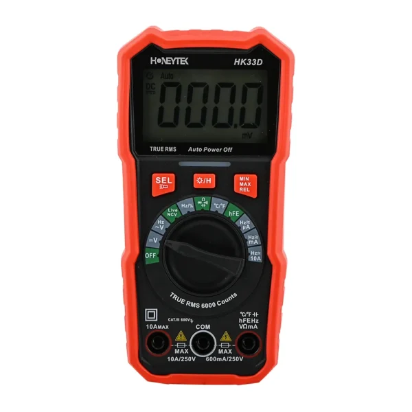 HK33D 6000 Counts TRMS Compact Auto Digital Multimeter