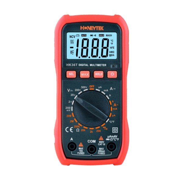HK36T 2000 Counts True-RMS AC Digital Multimeter with Temperature
