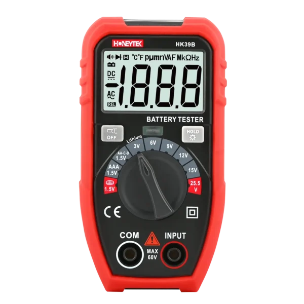 HK39B 2000 Counts 1.5V–22.5V TRMs battery tester