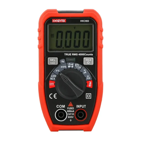 HK39D 4000 Counts Pocket Auto-Ranging Digital Multimeter with Auto Range,Temperature and NCV