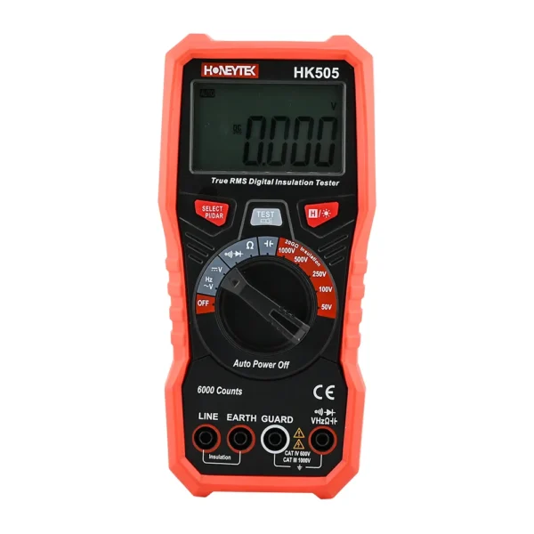 HK505 6000 Counts TRMS Handheld Insulation Tester