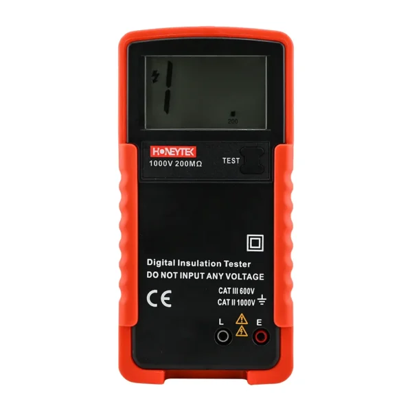 HK60C 2,000 Counts 1000V 200MΩ Handheld Insulation Tester