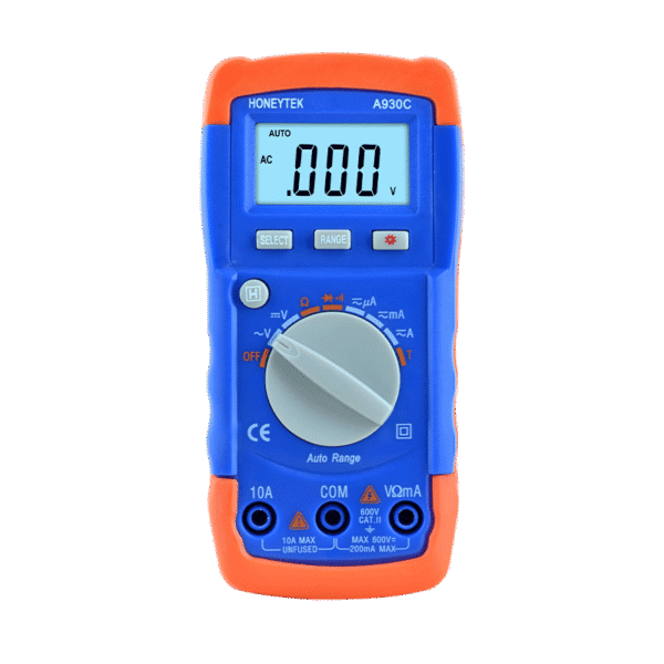 A930C Compact size manual range digital multimeter