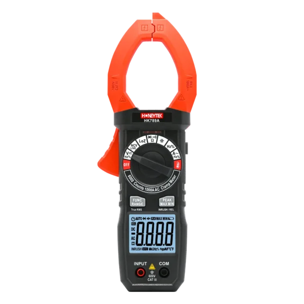 HK789A 6000 counts 1000A AC 1000V AC/DC TRMS Clamp Meter