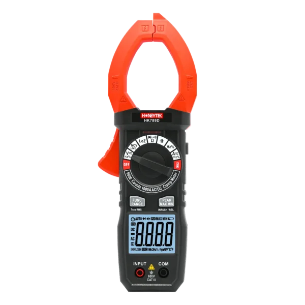 HK789D 6000 counts 1000A 1000V AC/DC TRMS Clamp Meter