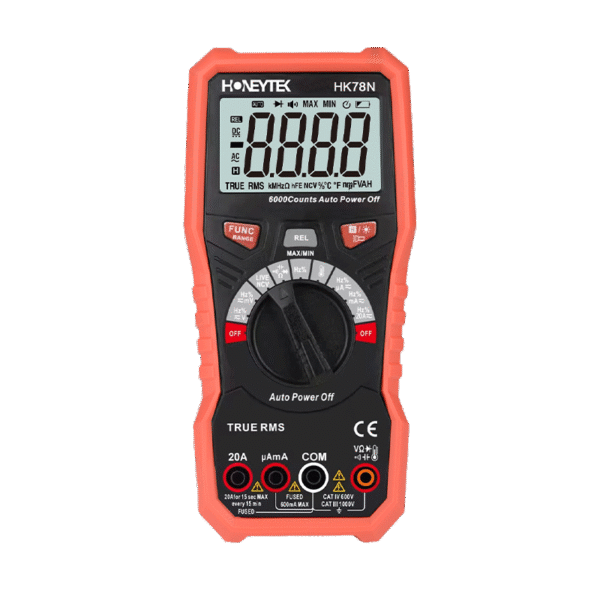 HK78N 6,000 Counts TRMS Auto Range Digital Multimeter