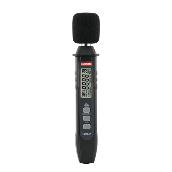 HK880F Digital Sound Level Meter with Temperature Monitoring