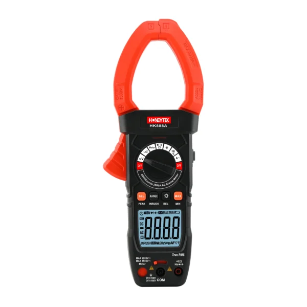 HK888A 6000 Count TRMS 2000V/2000A AC Clamp Meter