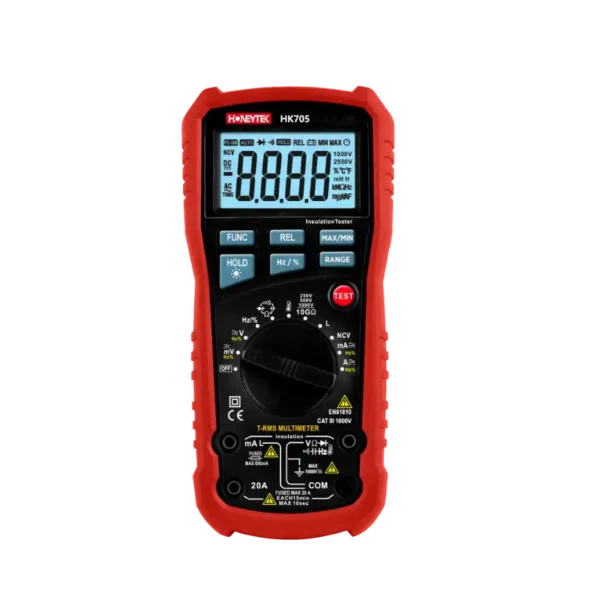 HK705 6000 Counts TRMS Handheld Insulation Tester