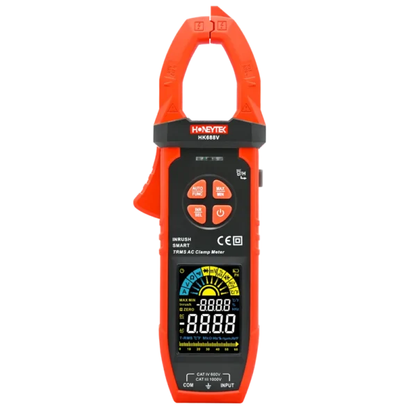 HK688V 6000 Counts 600A1000V TRMS Smart Clamp Meter