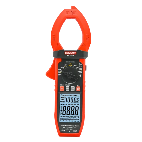HK689B 6,000 Counts 1000A/1700V TRMS Clamp Meter