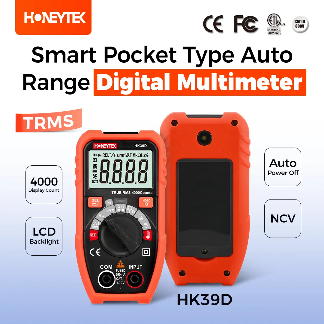 Why the Honeytek HK39D Is the Ideal Compact Multimeter for Modern Field Technicians