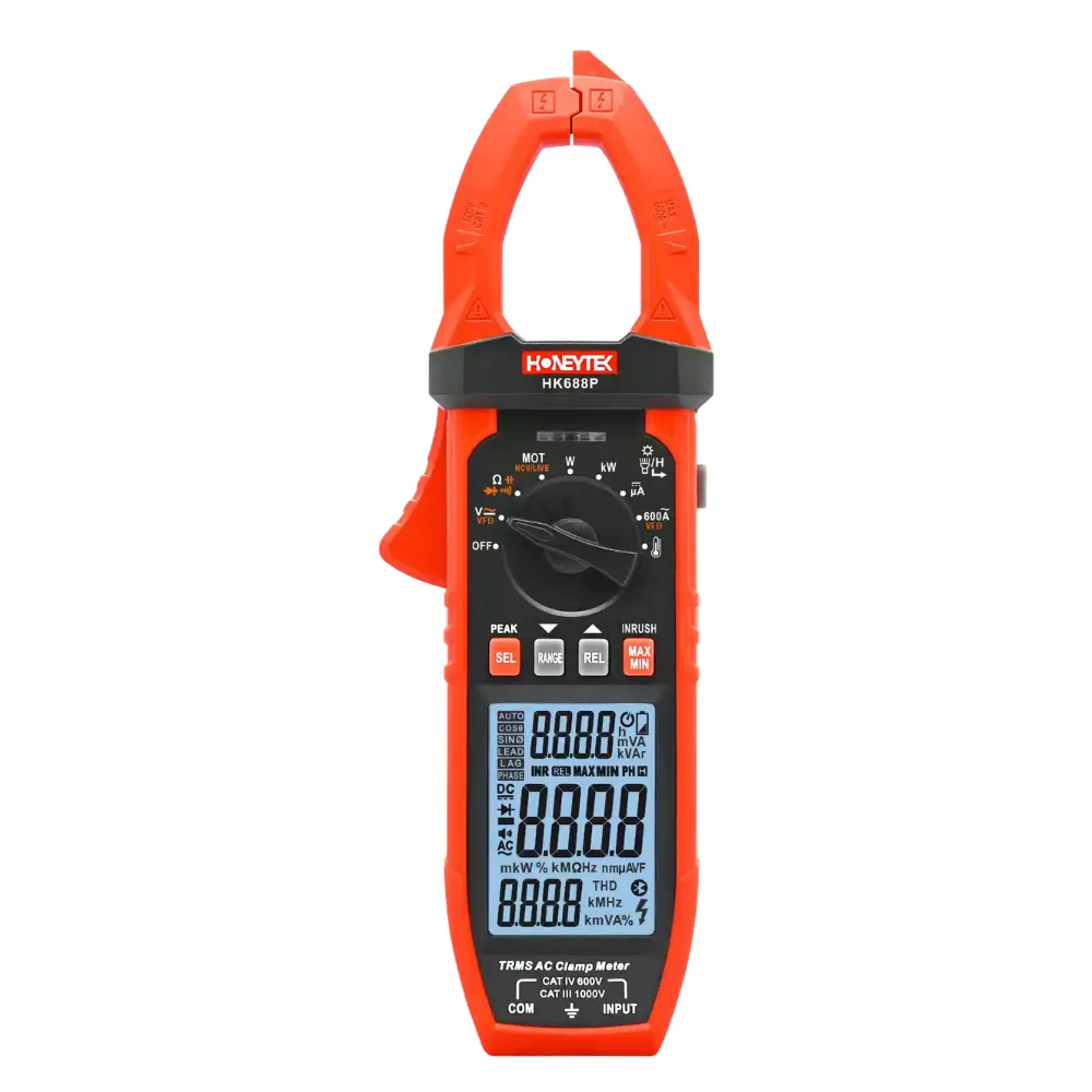 HK688P 600A AC and 1000V DC Digital Power Clamp Meter