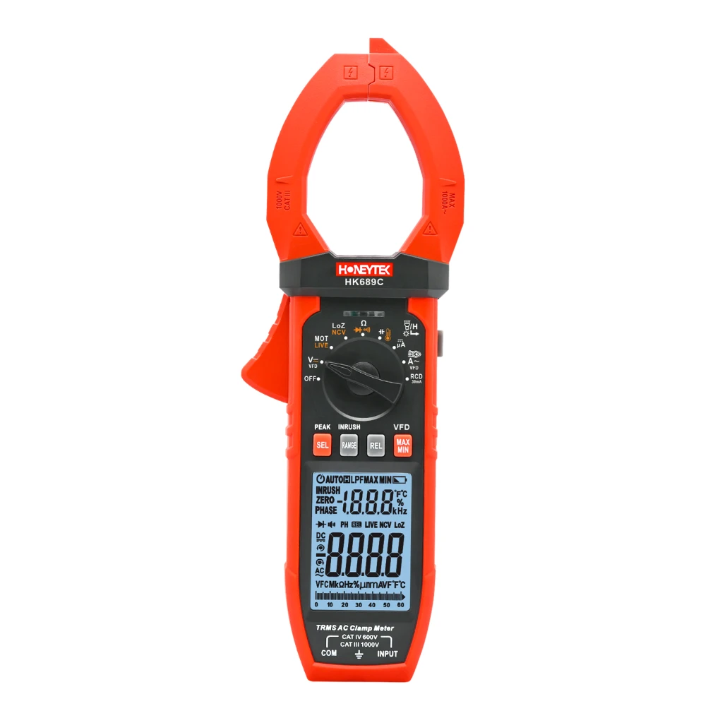 HK689C Professional 1000A True RMS Clamp Meter