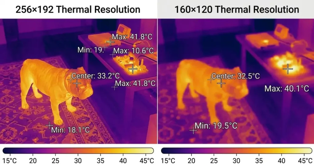 256×192 vs 160×120 Thermal Resolution Finding the Sweet Spot for Your Budget